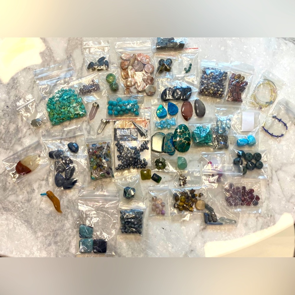 Gemstone bead lot